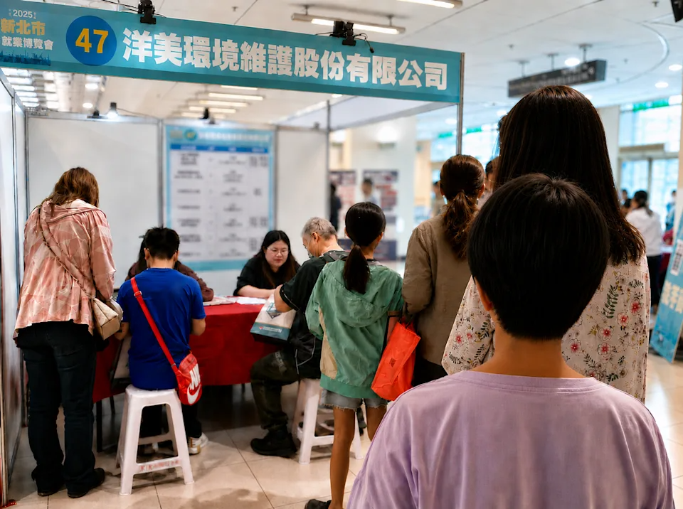 洋美環境維護參與就業博覽會,招募專業清潔人才